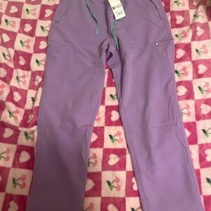 women's Lilac Dawn Evans - Petite Skinny Scrub Pants - M - Petite / Lilac Dawn